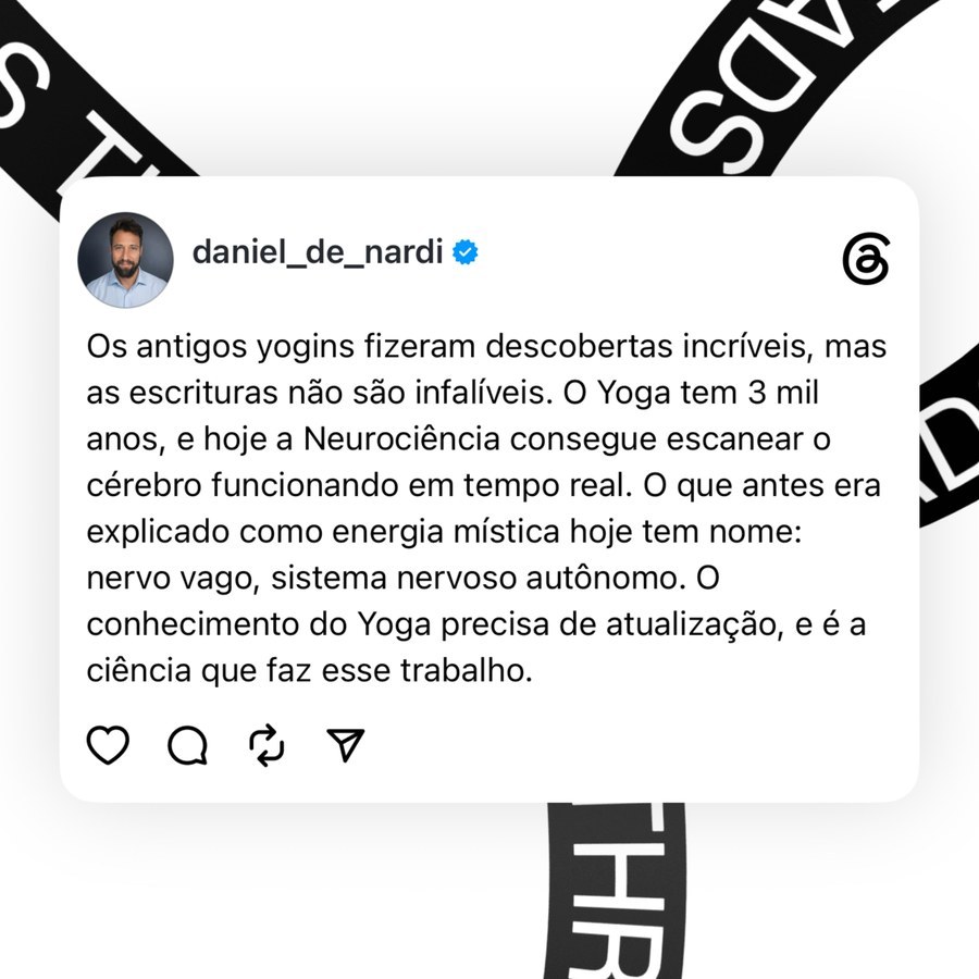 Publica&ccedil;&atilde;o do Prof. Daniel De Nardi sobre a atualiza&ccedil;&atilde;o do conhecimento do Yoga