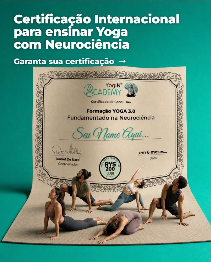 Publica&ccedil;&atilde;o do Prof. Daniel De Nardi sobre a Certifica&ccedil;&atilde;o Internacional Yoga Alliance RYS&reg; 200
