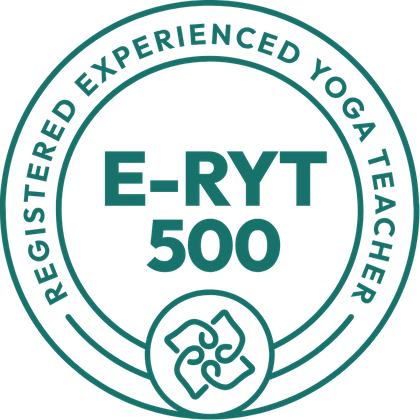 Selo E-RYT 500, Registered Experienced Yoga Teacher, do Yoga Alliance